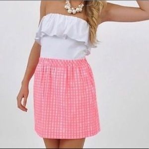 Lilly Pulitzer Pink Checkered Dress